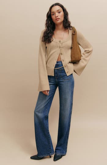 Alyssa High Waist Wide Leg Jeans