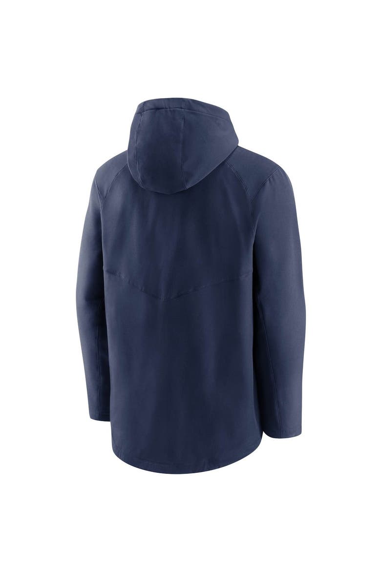Men's Nike Navy Milwaukee Brewers Authentic Collection Pregame Performance Full-Zip Hoodie, Alternate, color, Navy