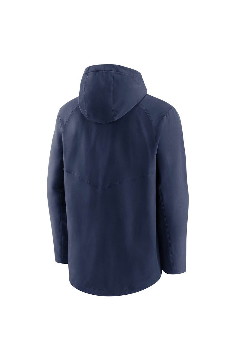 Nike Men's Nike Navy Milwaukee Brewers Authentic Collection Pregame Performance Full-Zip Hoodie, Alternate, color, 