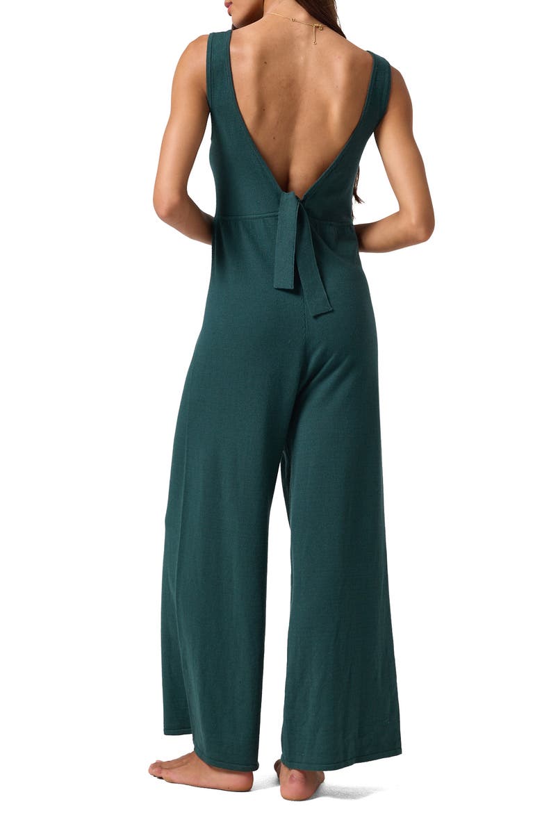Boho Jumpsuit, Alternate, color, EVERGREEN