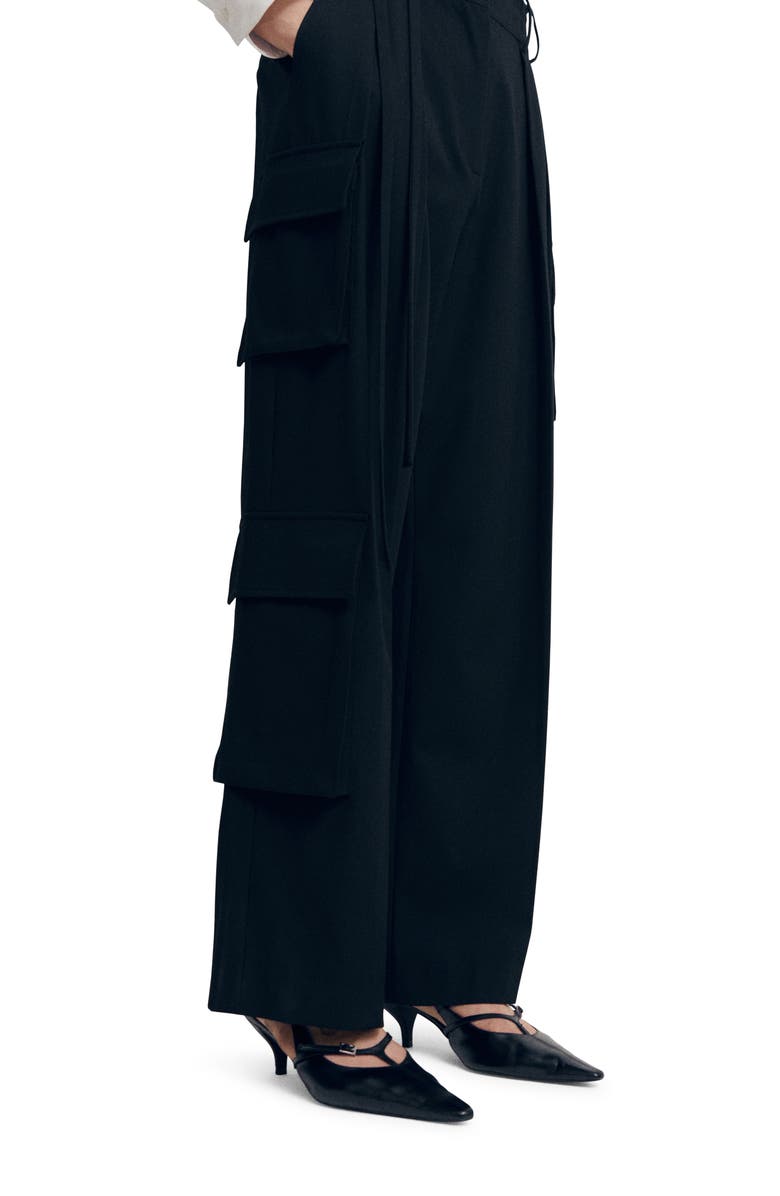 MANGO Pleated Cargo Pants, Main, color,
