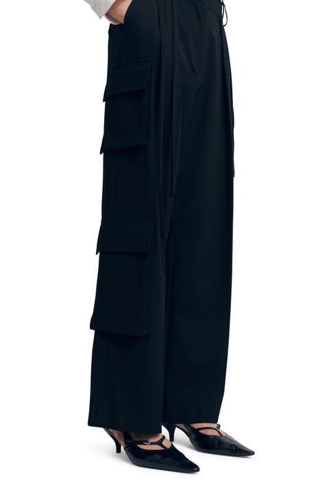 Pleated Cargo Pants