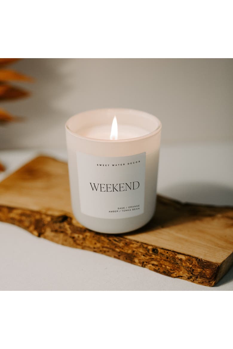 15oz Matte Jar Candle - Woods & Earthy Scents, Alternate, color, Weekend