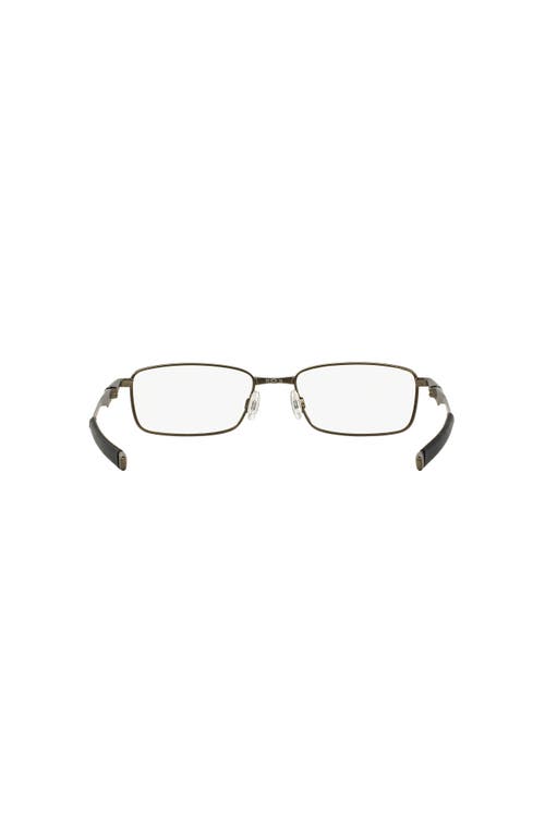Oakley 53mm Rectangle Optical Glasses In Gray