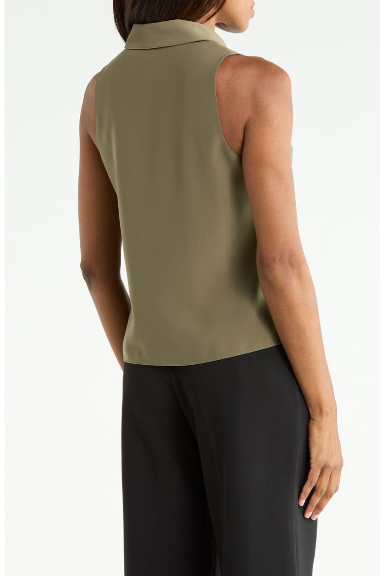 Sleeveless Shirt with Spread Collar, Alternate, color, KALAMATA