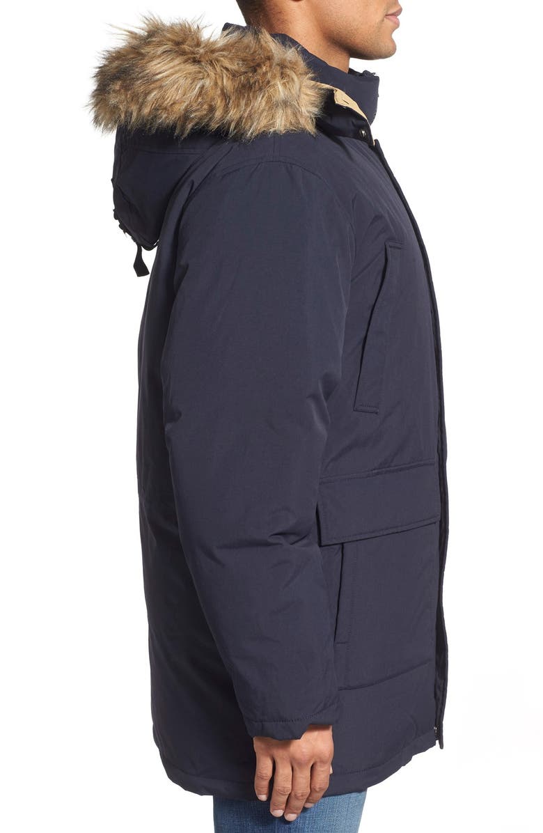 Schott NYC 'Iceberg' Water Resistant Down Parka with Faux Fur Trim, Alternate, color, 