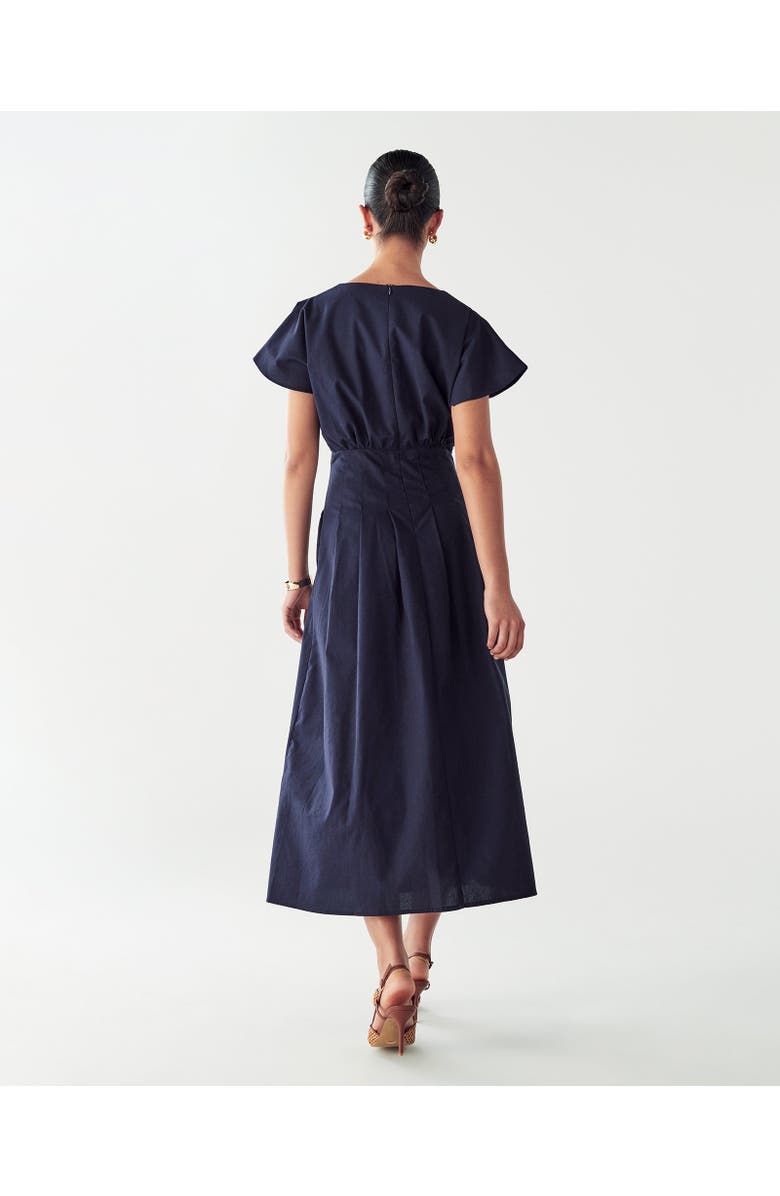 WILLA June Midi Dress, Alternate, color, Navy Blue