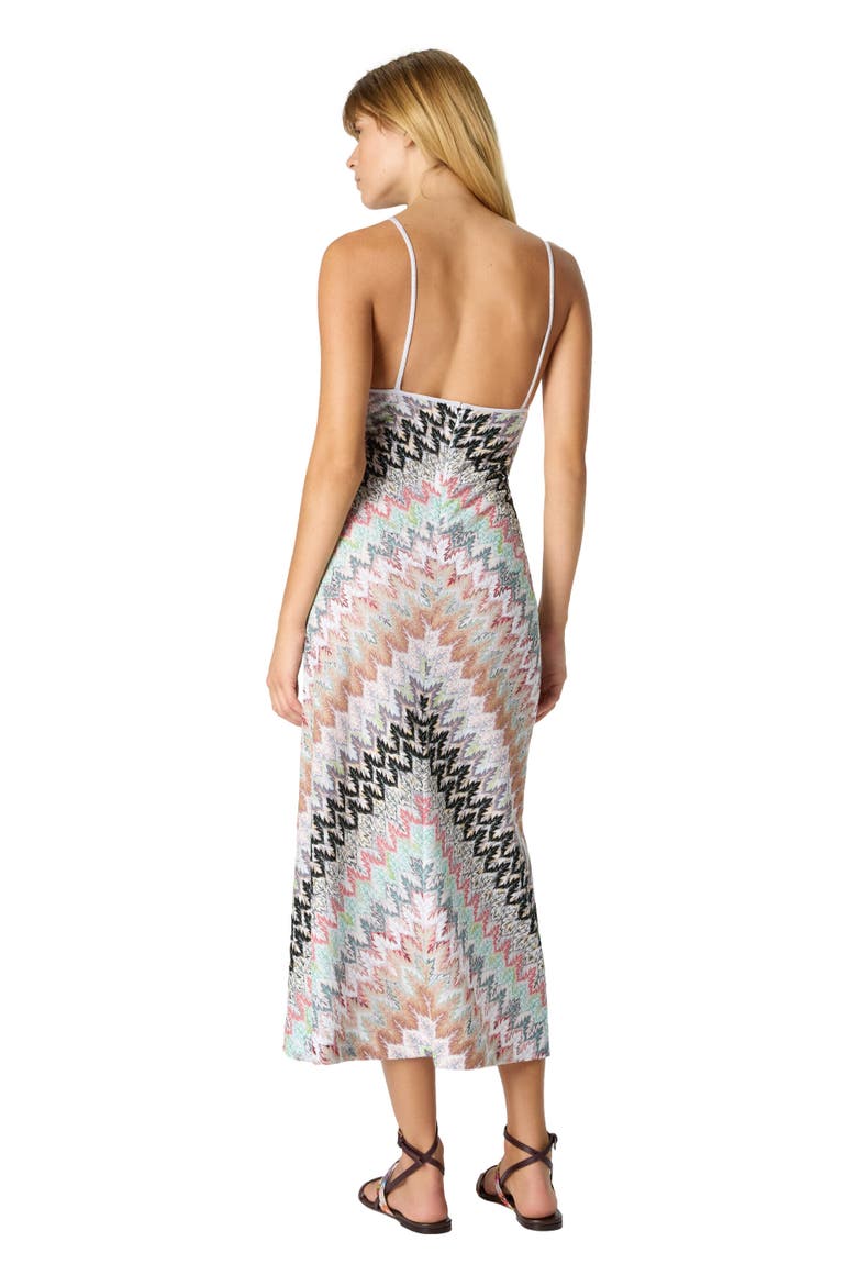 Sleeveless Long Dress With Contrast Top, Alternate, color, Multicoloured