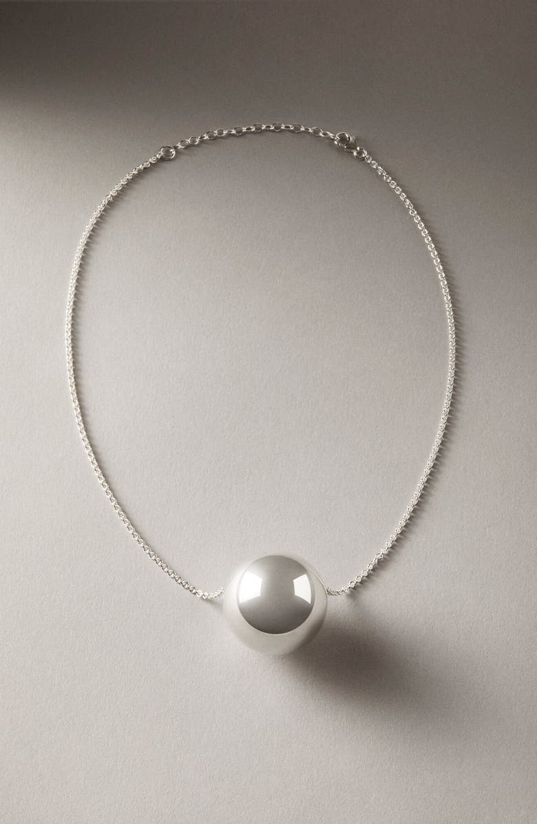 NOOTKA Sphere Necklace Silver, Main, color, Silver