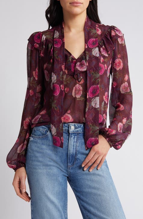 Katya Floral Silk Top