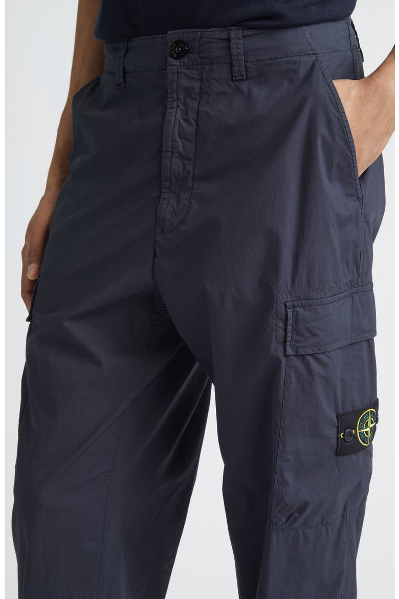 Cotton Stretch Cargo Pants, Alternate, color, NAVY BLUE