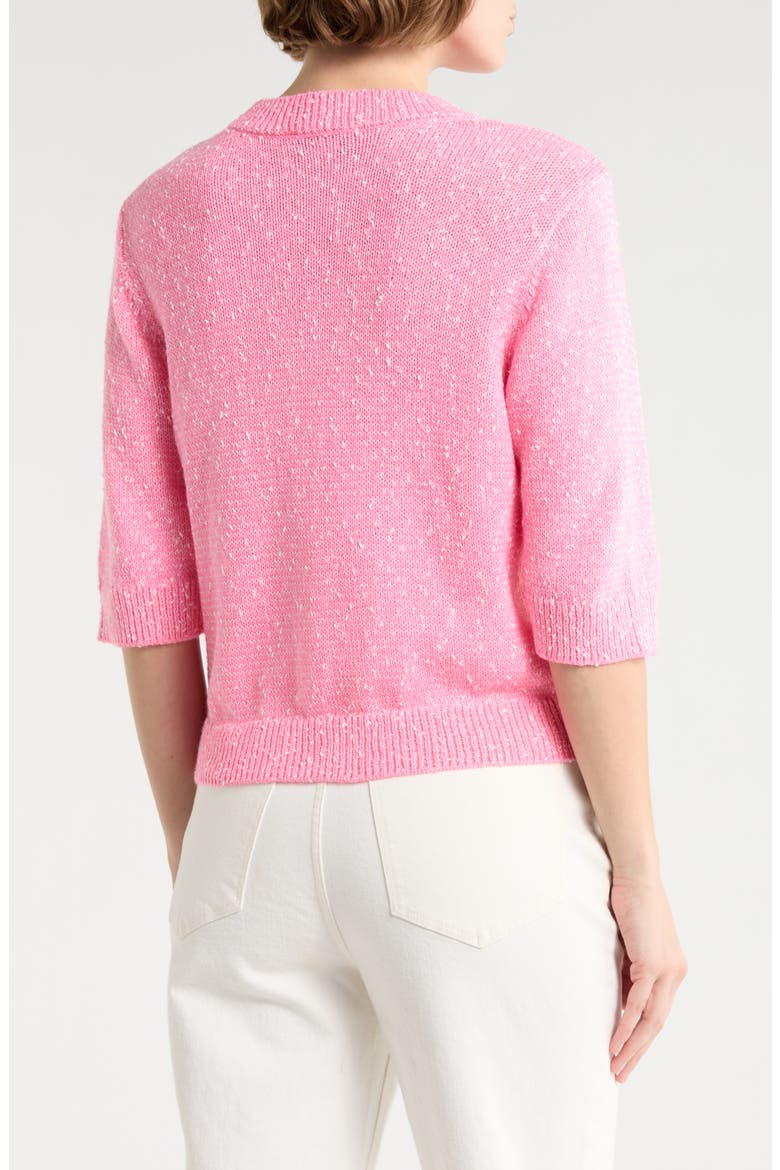 Slubbed Sweater, Alternate, color, HEATHER PASTEL PINK