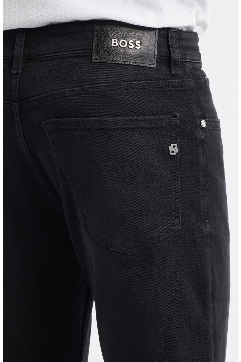Ogden Straight Leg Jeans, Alternate, color, BLACK