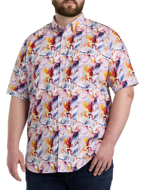 Robert Graham DXL Big & Tall Ledger Sport Shirt in Multi  product