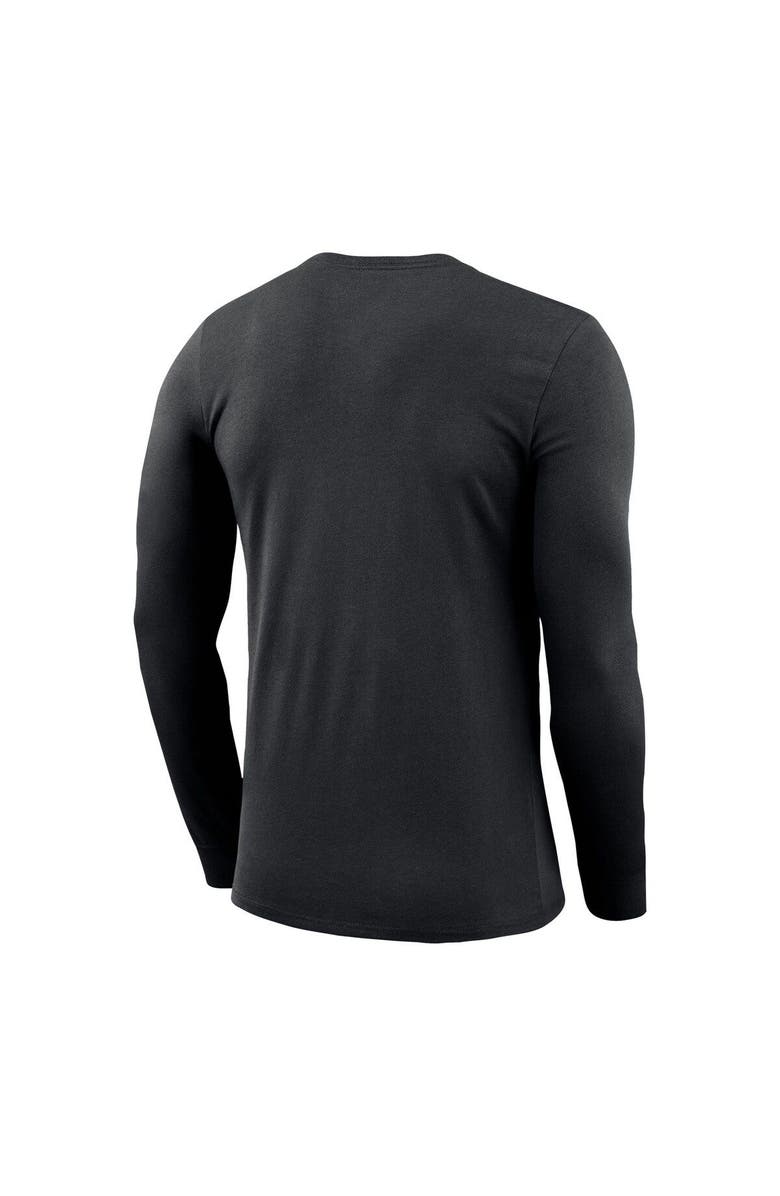 Nike Men's Nike Black Houston Cougars Legend Wordmark Performance Long Sleeve T-Shirt, Alternate, color,