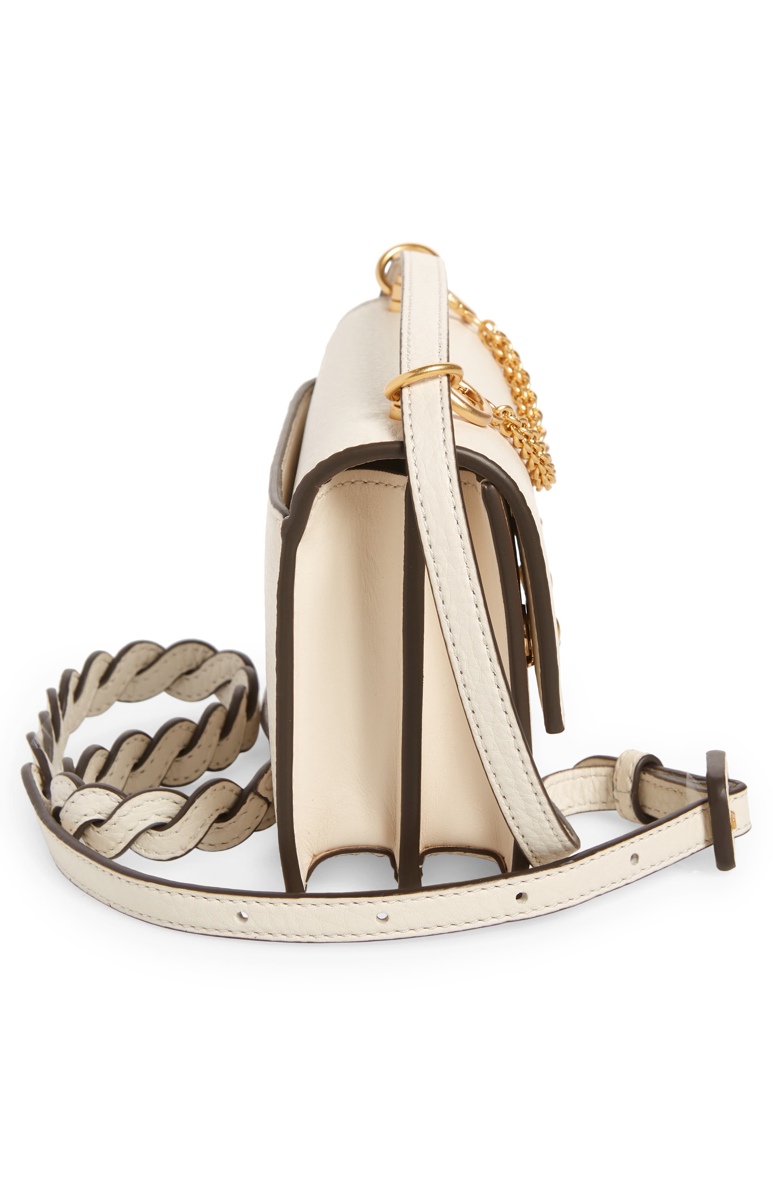 Tory Burch Miller Mini Leather Crossbody Bag, Alternate, color, 