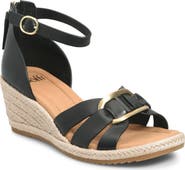 Söfft Ivy Espadrille Ankle Strap Platform Wedge Sandal