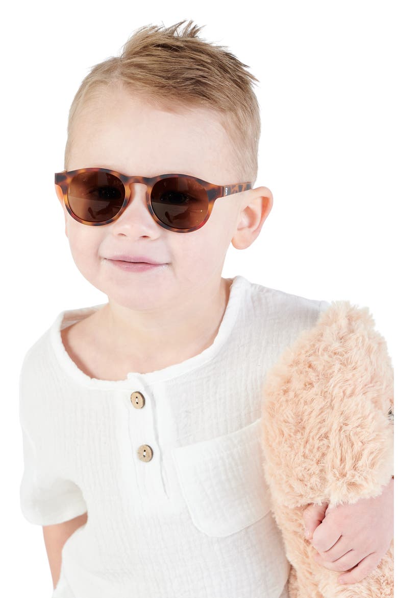 Kids' Tortoise Keyhole Sunglasses, Alternate, color, TOTALLY TORTOISE