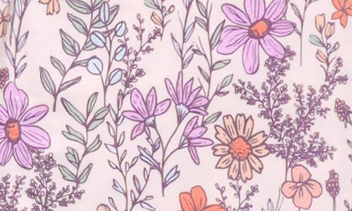 Copper Pearl Flora Newborn Knotted Gown In Multi