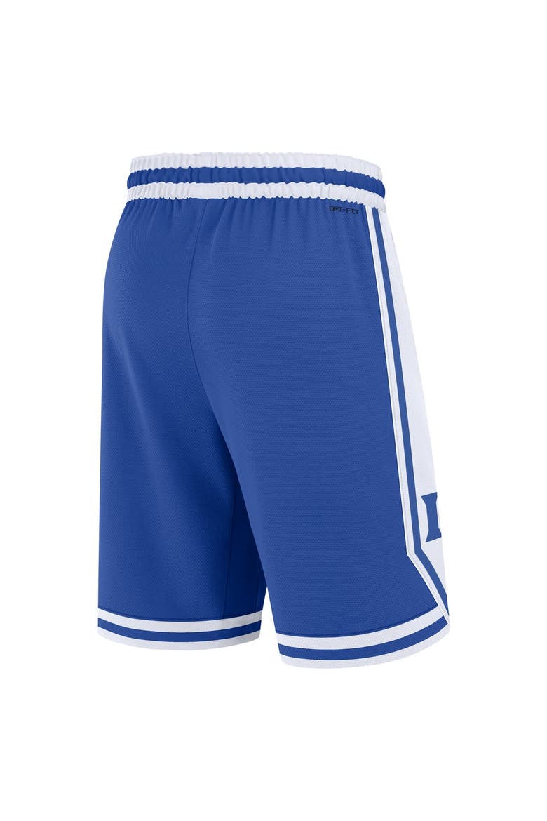Men's Nike Royal Duke Blue Devils Road Replica Performance Shorts, Alternate, color, Royal