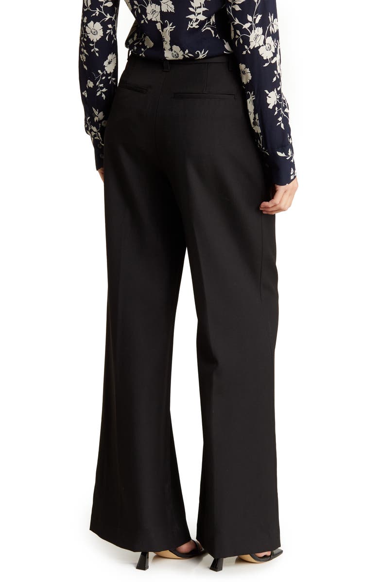rag & bone Shelly Wide Leg Pants, Alternate, color, Black