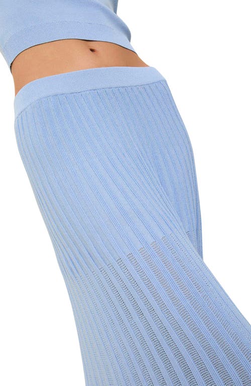 Solid & Striped Bridget Maxi Skirt In Blue
