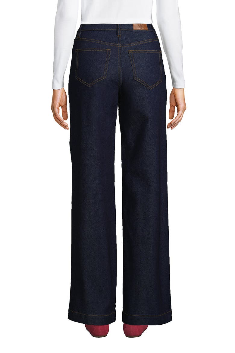 High Rise Wide Leg Denim Jeans, Alternate, color, River Rinse