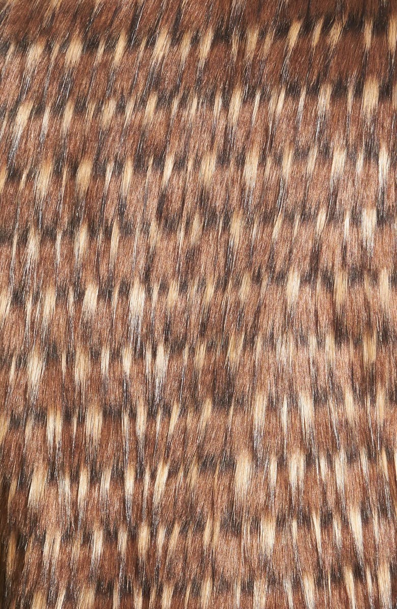 Ellen Tracy Tiered Faux Fur Vest, Alternate, color, 