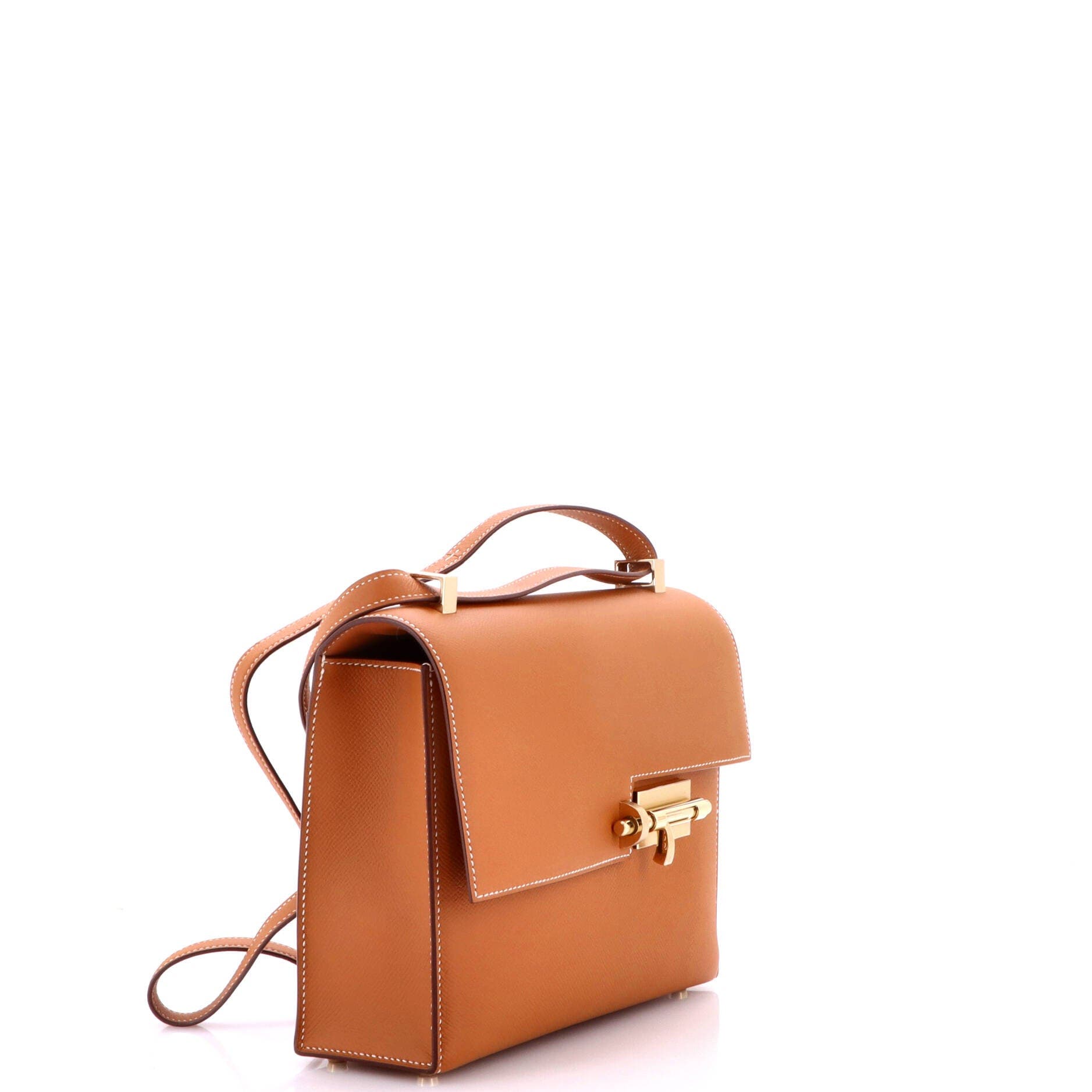 Verrou Bag Epsom 21, Alternate, color, Metallic Gold