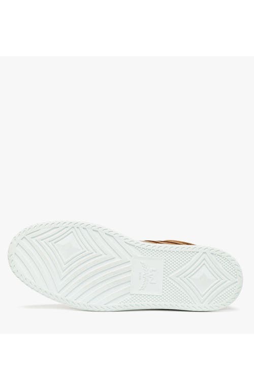 Mcm Neo Terrain Lo Sneakers In Visetos In Cognac
