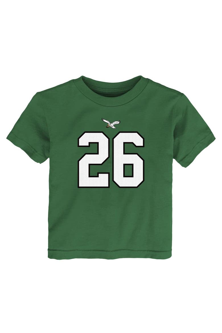 Toddler Nike Saquon Barkley Kelly Green Philadelphia Eagles Player Name & Number T-Shirt, Alternate, color, Kelly Green
