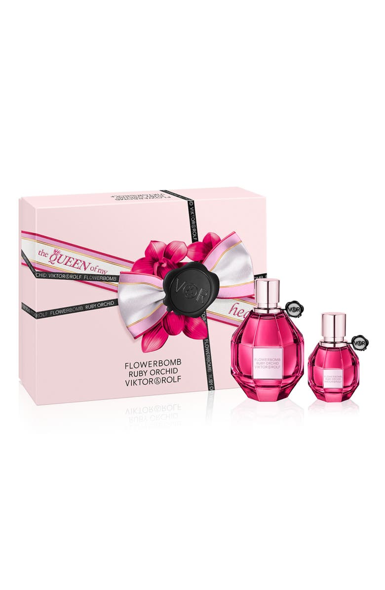 Viktor&Rolf Flowerbomb Ruby Orchid Eau de Parfum Set USD $276 Value, Main, color, 