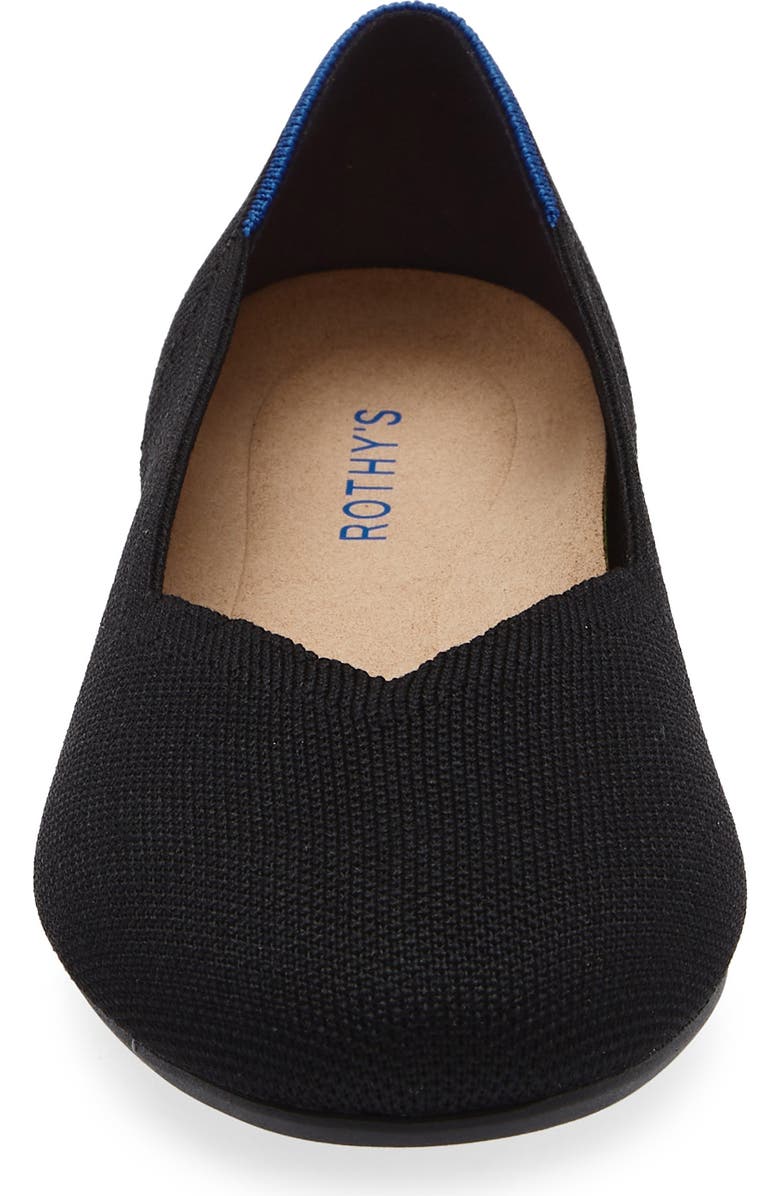 Rothy's The Daily Ballet Flat, Alternate, color, Black