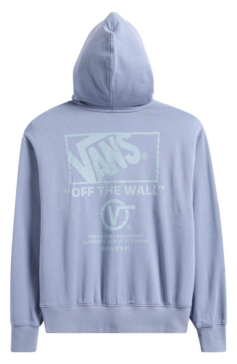 Vans Stacked Hi Pullover Hoodie, Alternate, color, Glacial Slate