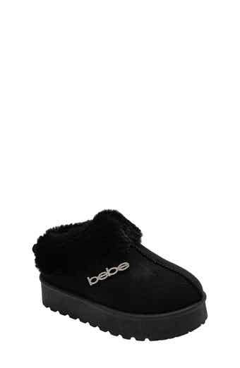 bebe Kids' Faux Shearling Lined Slipper