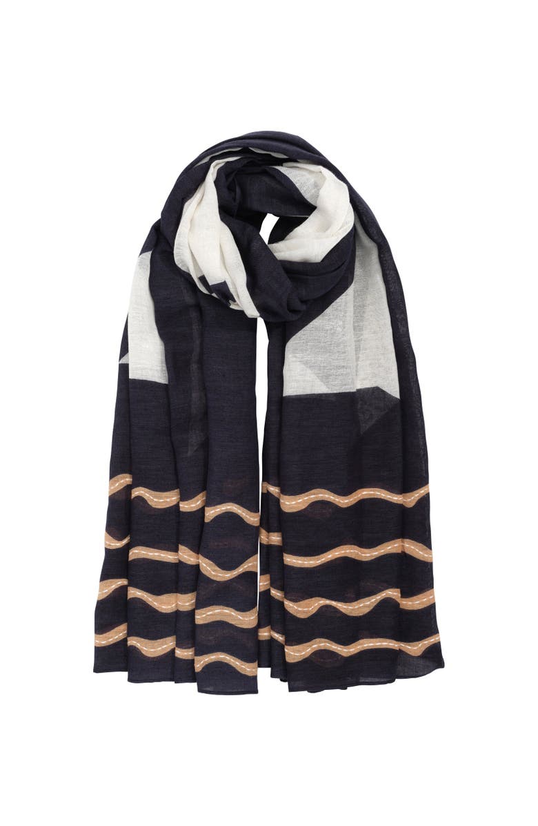 Echo Catch Of The Day Sarong, Alternate, color, Black