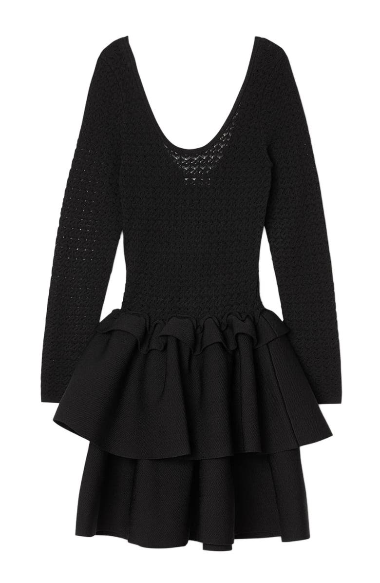 SANDRO Ruffled dress, Alternate, color, 