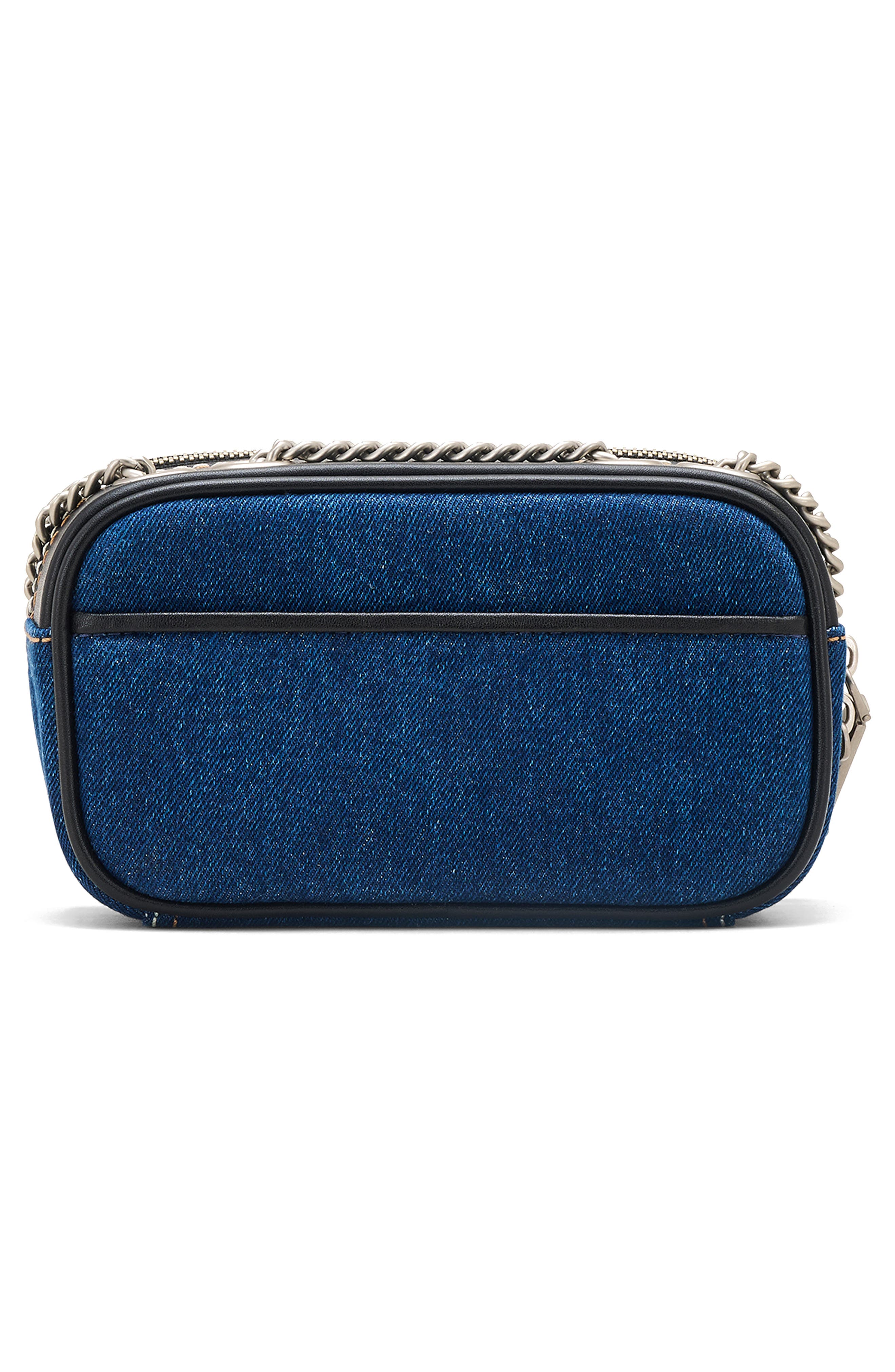 Marc Jacobs The Snapshot Denim Convertible Crossbody Bag, Alternate, color, 