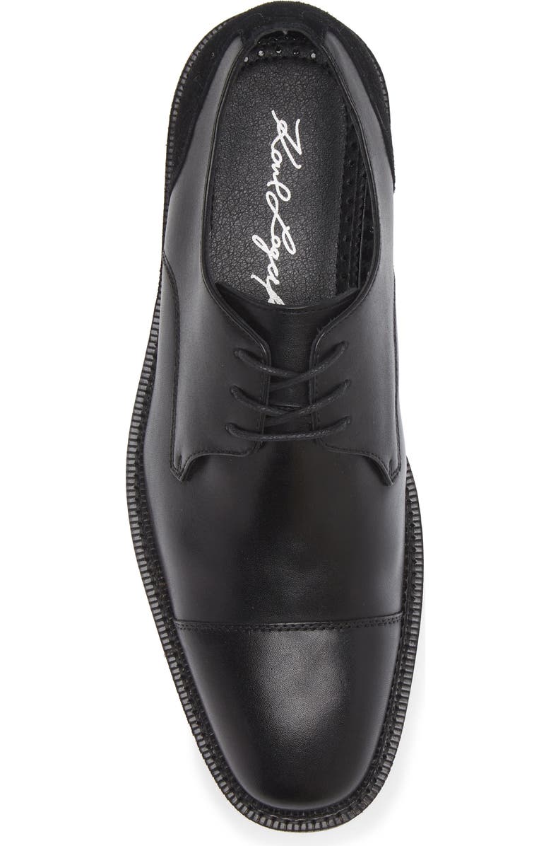KARL LAGERFELD PARIS Cap Toe Leather Derby, Alternate, color,