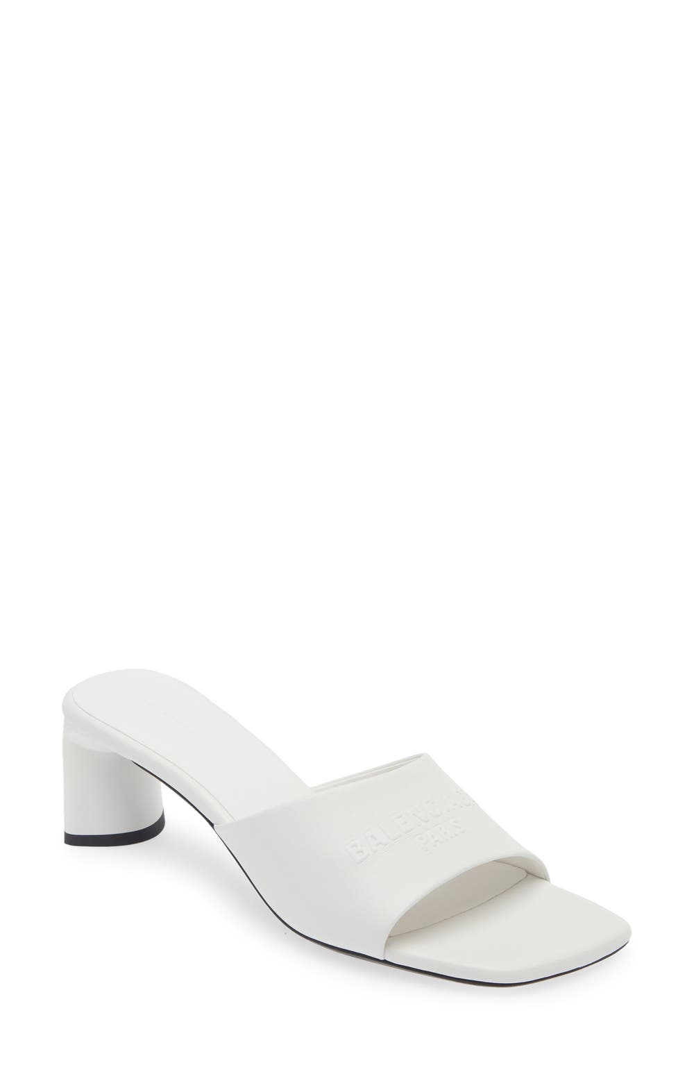 Dutyfree Slide Sandal, color, WHITE