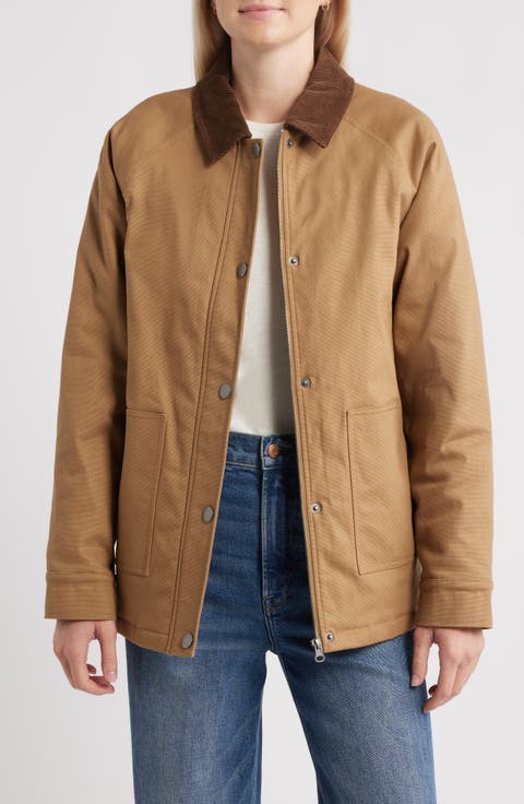 Stretch Cotton Twill Chore Coat