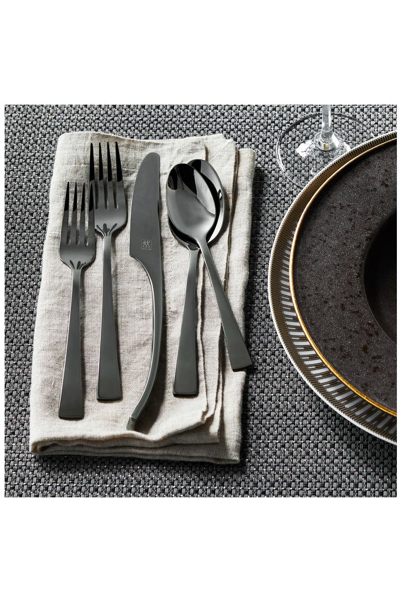 Bellasera 20-Piece Flatware Set, Alternate, color, SLATE