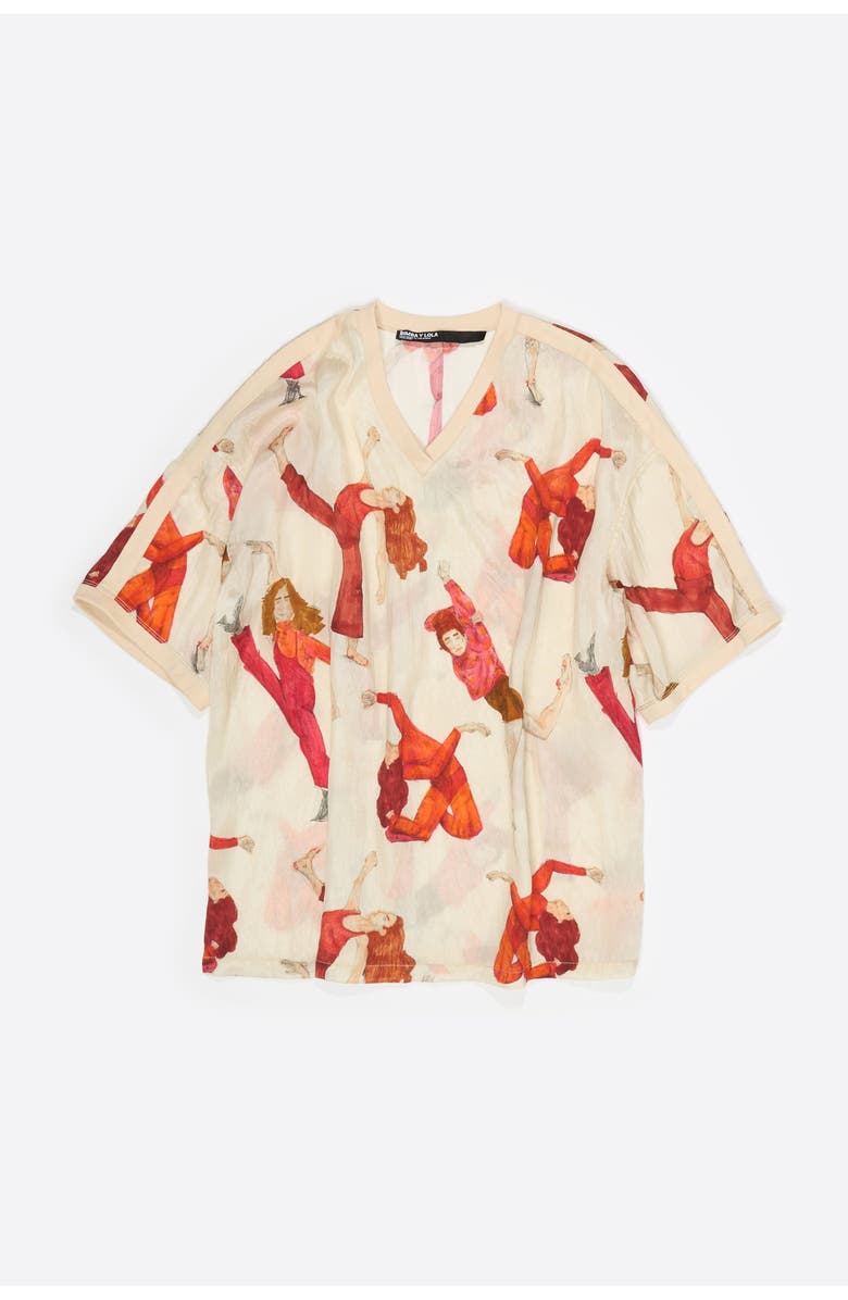 Bimba y Lola Oversize Fluid Dancers T-shirt, Alternate, color, Dancers