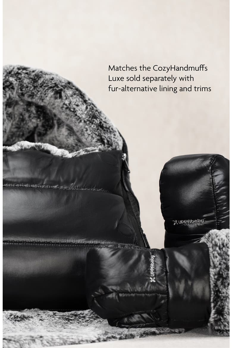 CozyGanoosh Luxe Faux Fur Lined Quilted Footmuff, Alternate, color, LYLA