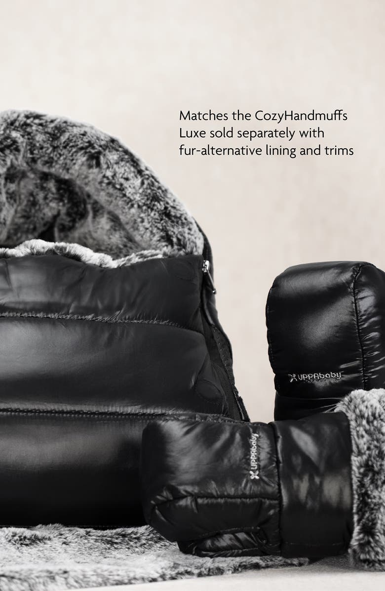 UPPAbaby CozyGanoosh Luxe Faux Fur Lined Quilted Footmuff, Alternate, color, Lyla