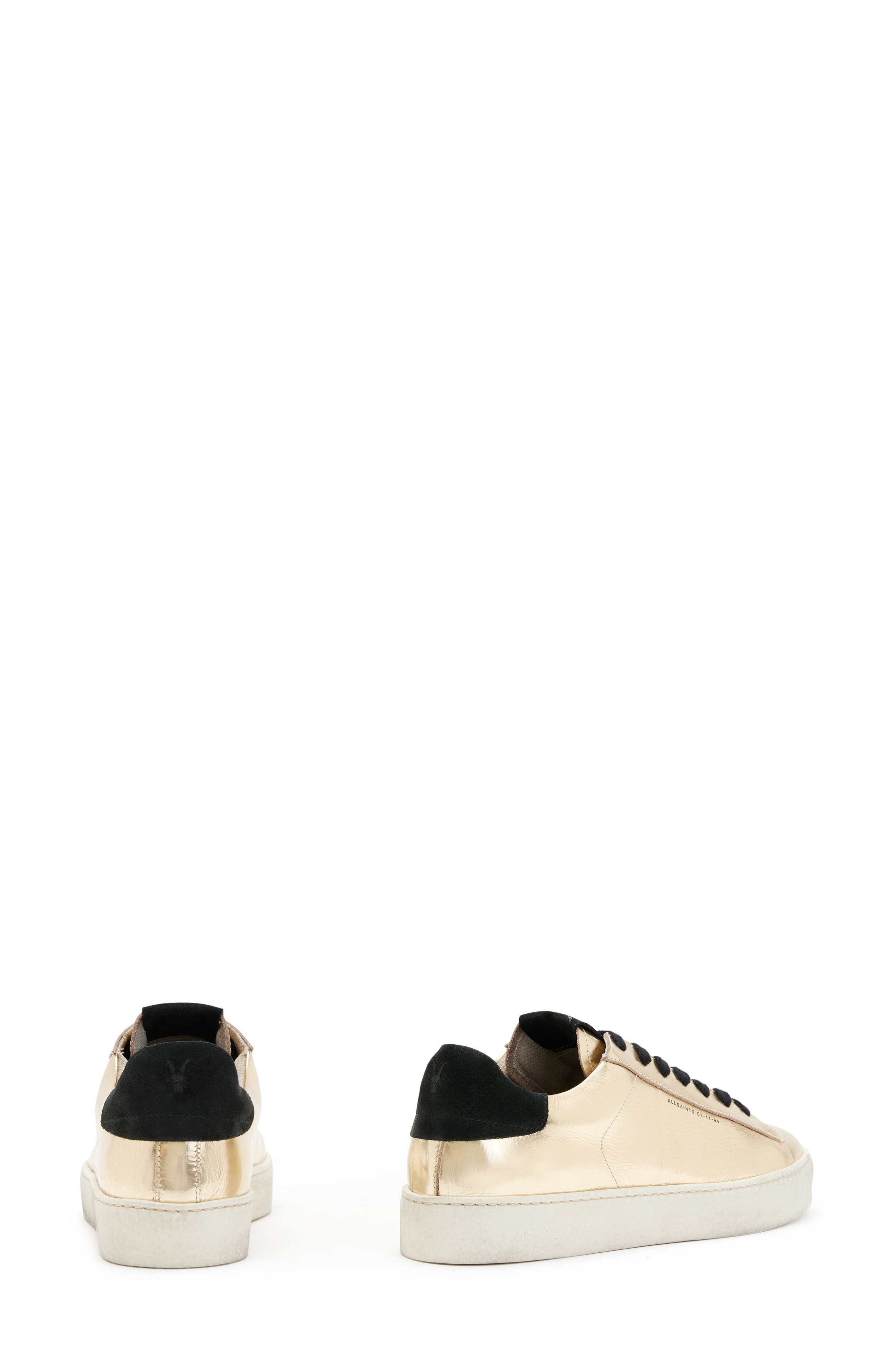 Shana Metallic Sneaker, Alternate, color, GOLD