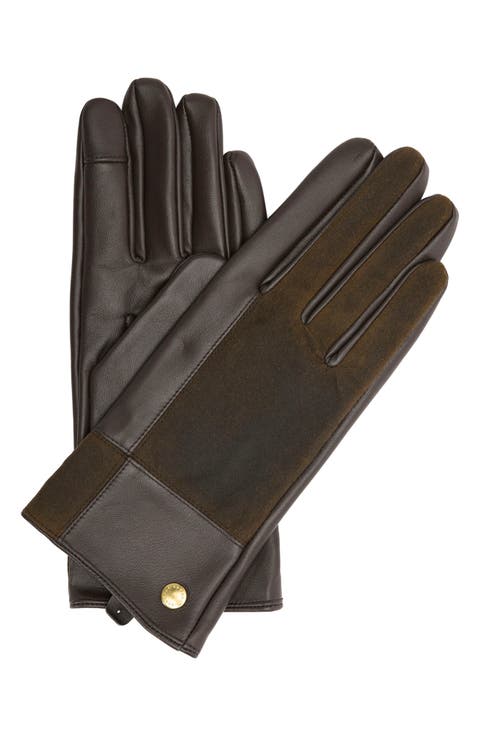 Rudson Patchwork Leather Gloves