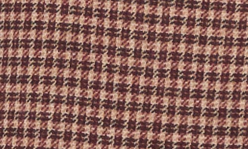 Halogen ® Plaid Double Breasted Blazer In Brown