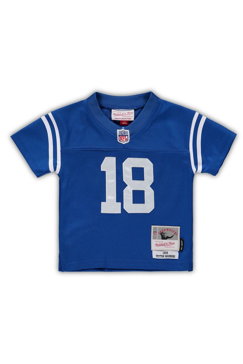 Infant Mitchell & Ness Peyton Manning Royal Indianapolis Colts 1998 Retired Legacy Jersey, Alternate, color, Royal