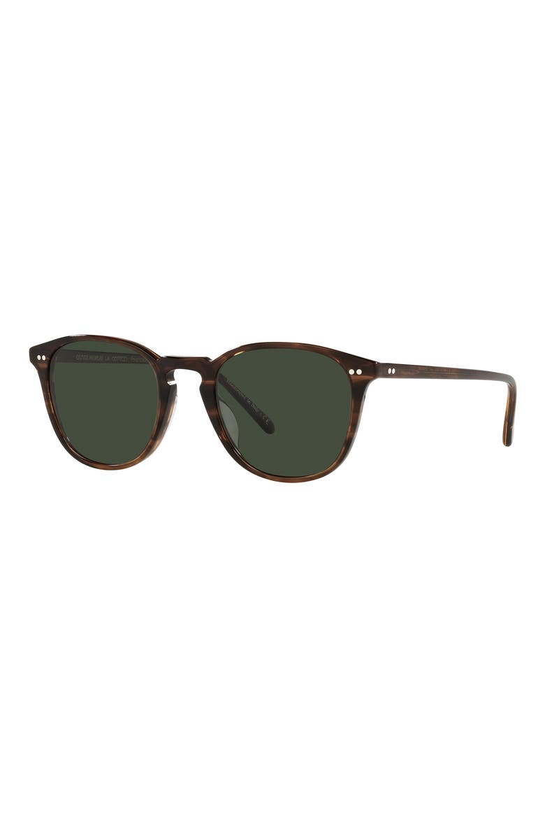 Forman LA 51mm Polarized Pillow Sunglasses, Alternate, color, DARK TORTOISE